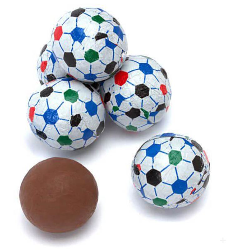 Milk Chocolate Foiled Soccer Balls – Fun Factory Sweet Shoppe