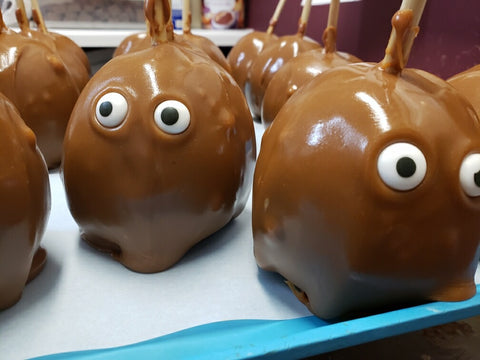 Peek-a-Boo Caramel Apple