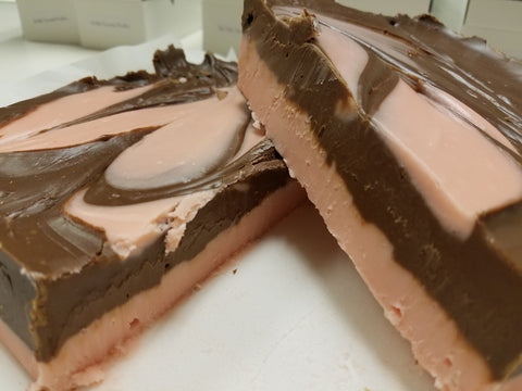 Chocolate Cherry Amaretto Fudge