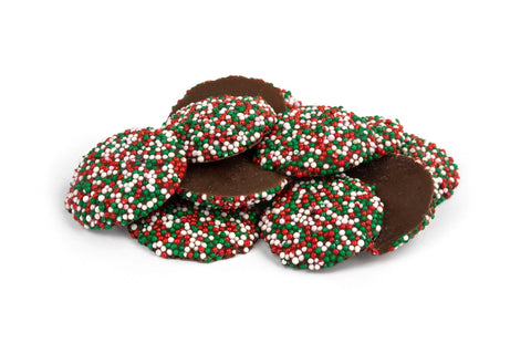 Christmas Nonpareils Dark Chocolate