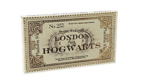Harry Potter Platform 9 3/4 Ticket To Hogwarts Chocolate Bar
