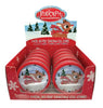 Rudolph Snow Globe Tin