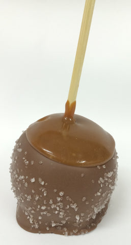 Chocolate Sea Salt Caramel Apple