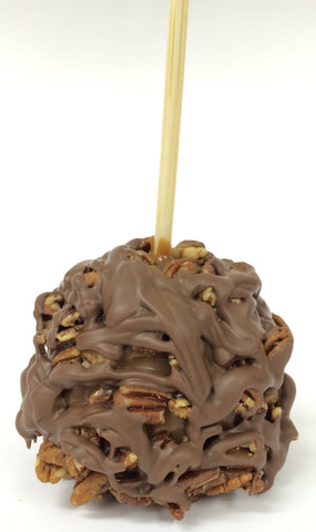 Pecan Turtle Caramel Apple