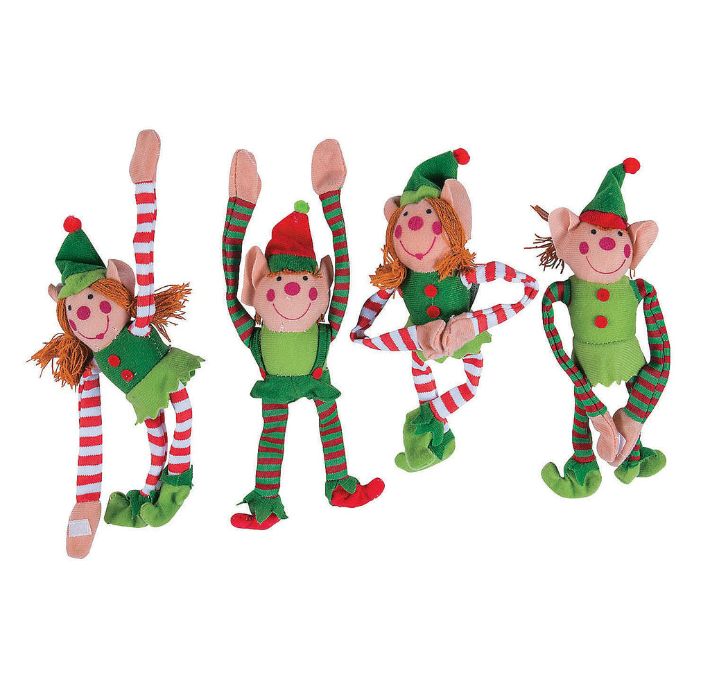 long arm plush elves