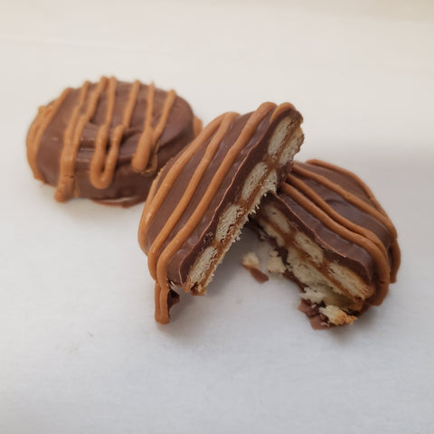 Chocolate Covered Peanut Butter Filled Ritz Crackers