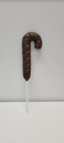 Sugar Free Chocolate Candy Cane Suckers