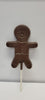 Sugar Free Chocolate Gingerbread Man Suckers