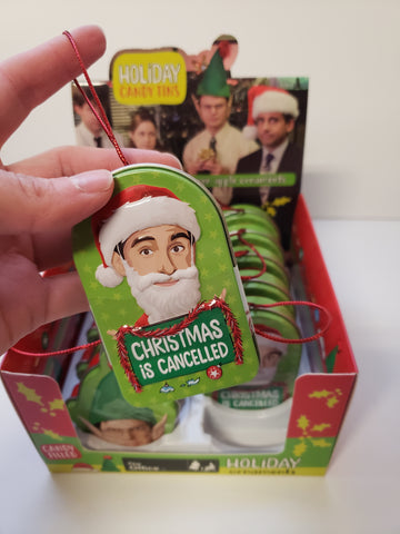The Office Holiday Candy Tins