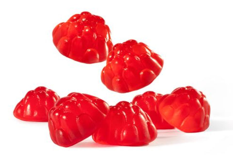 Berry Red Gummi Raspberries