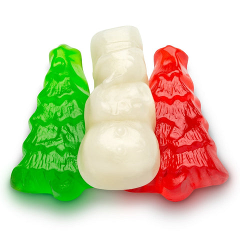 Gummi Christmas Trees & Snowmen  - Goodie Bag Size