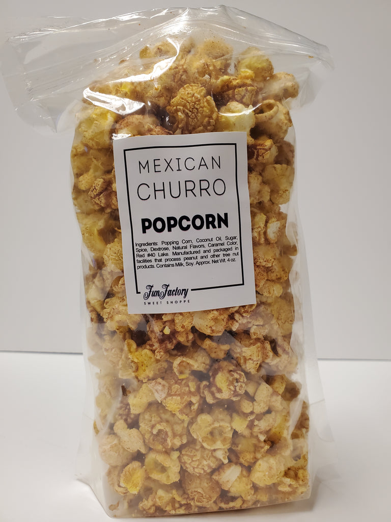 Mexican Churro Popcorn – Fun Factory Sweet Shoppe