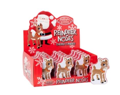 Rudolph Reindeer Noses Cherry Candy