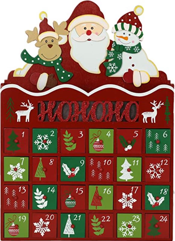 Mrs. Claus 12 Day Advent Calendar