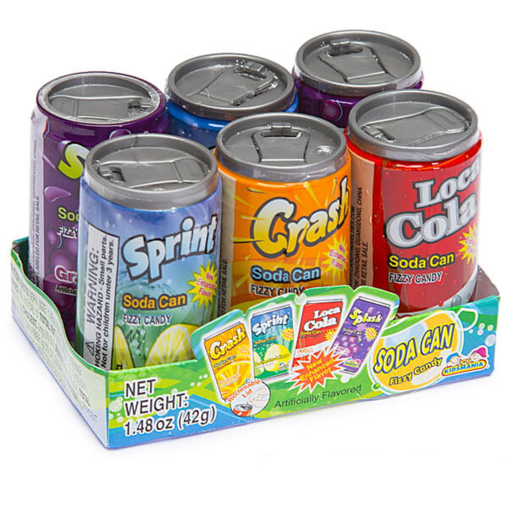 Soda Can Fizzy Candy Fun Factory Sweet Shoppe