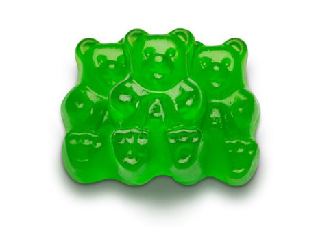 Green Apple Gummi Bears - Goodie Bag Size