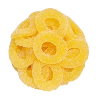 Gummy Pineapple Rings - Goodie Bag Size